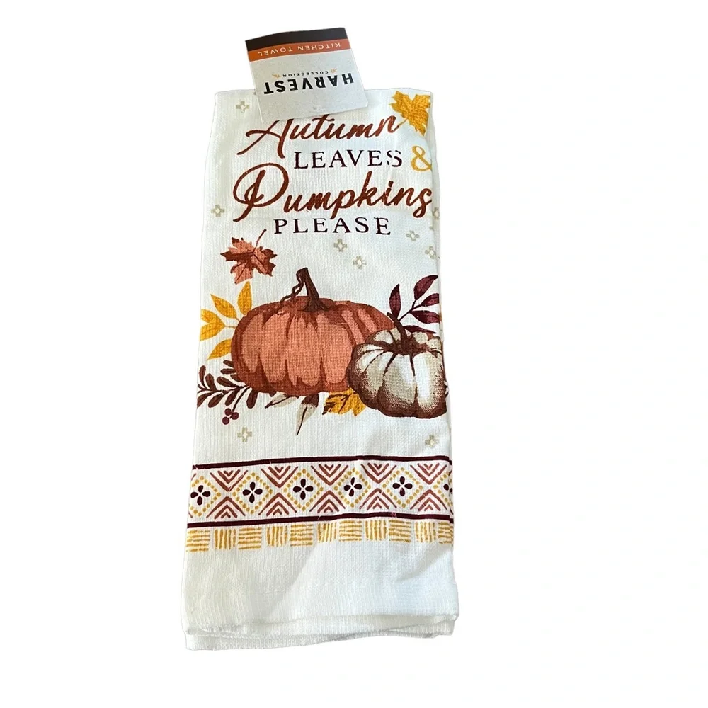 Fall Kitchen Bundle Dish Rag Oven Mitt - Picture 6 of 6